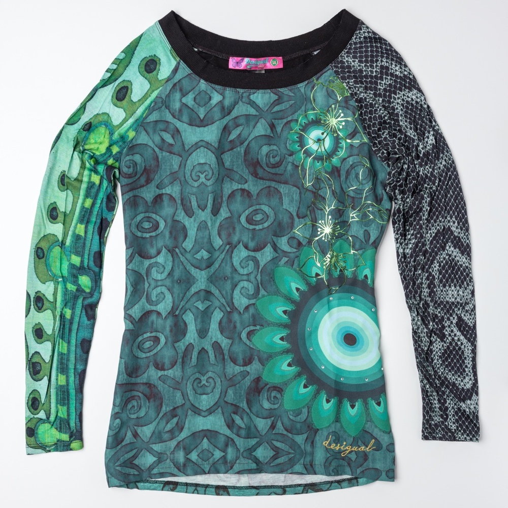 Desigual Shirt - Green size M